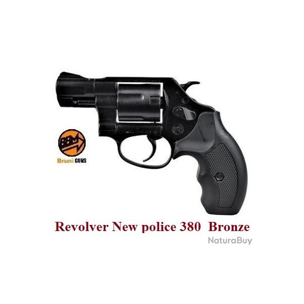 Revolver New police  380 Bronze � blanc uniquement