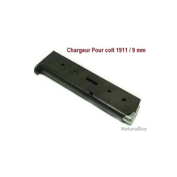 Chargeur seul pour Pistolet Colt 1911 Mod.96  en 9 mm