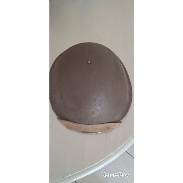 casque �cossais ww2 en bon �tat avec son tartan Baisse de prix