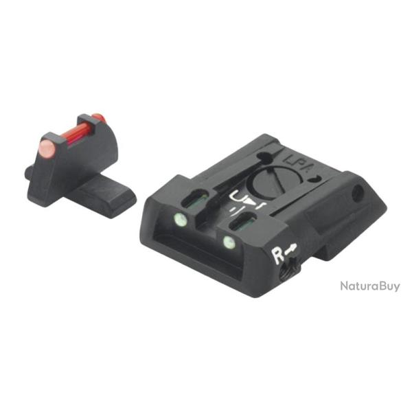 Hausse pour S&W Military et Police avec fibre optique