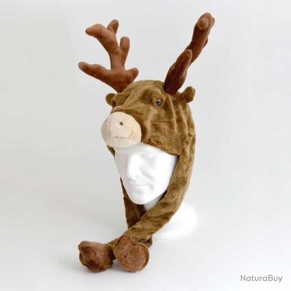 Bonnet humoristique cerf