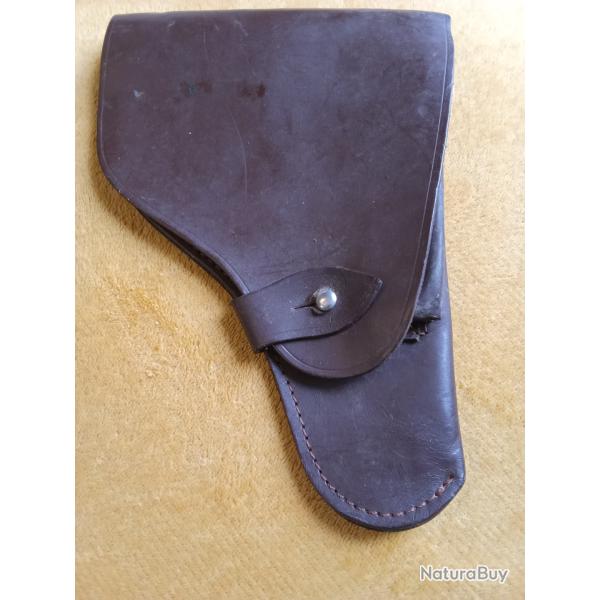 Etuis cuir pour pistolet, calibre 7,65, du type Le Franais