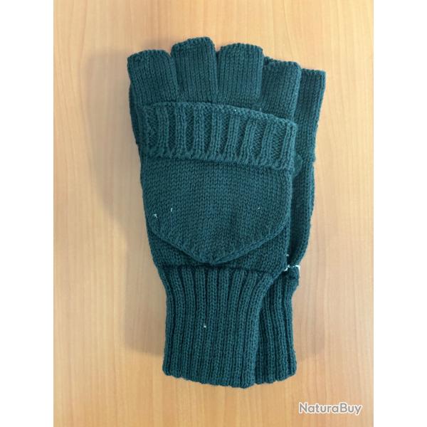 Gants mitaines en laine taille L