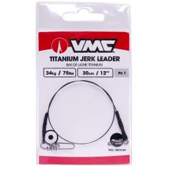 Bas de Ligne VMC Titanium Jerk Leader 30cm 34kg A l'unit&eacute;