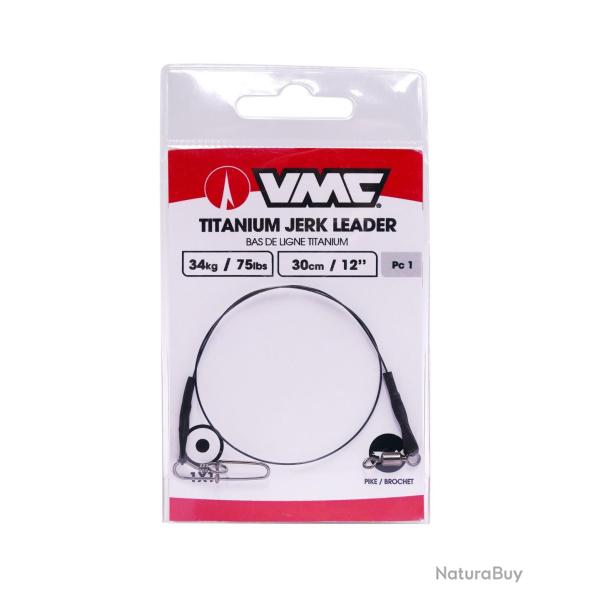 Bas de Ligne VMC Titanium Jerk Leader 30cm 34kg A l'unit�