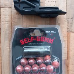 Kit DATAC (Pour 9mm PAK ISSC M22 AUSTRIA) + kit self gomm M10X100 (lanceur +10 billes)