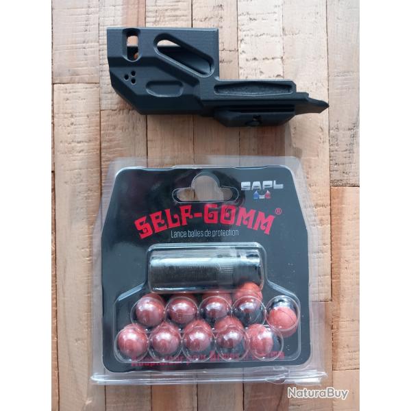 Kit DATAC (Pour 9mm PAK ISSC M22 AUSTRIA) + kit self gomm M10X100 (lanceur +10 billes)