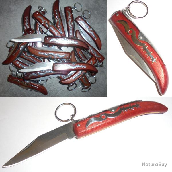 NEUF LOT 20 COUTEAU DE POCHE PLIANT A PALME CRAN STYLE OKAPI SANS MARQUE CRA-CRA