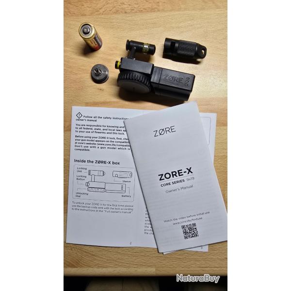 Verrou de pontet Zore-X pour 9mm