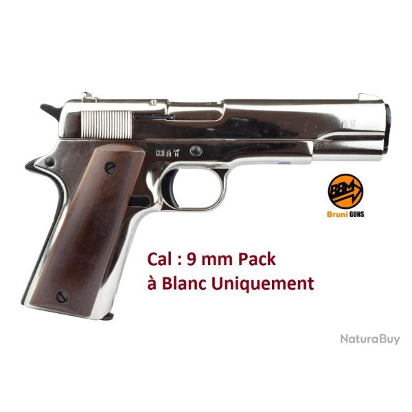 Pistolet Mod. 96  R�plique Colt 1911  Chrome  9 mm