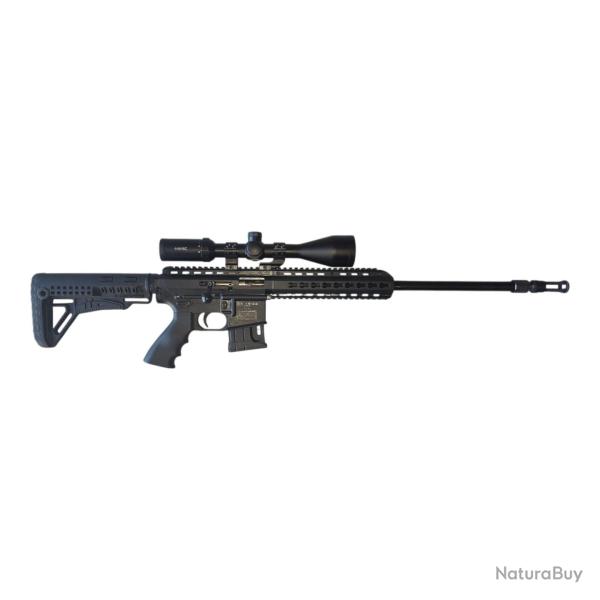 Pack Schmeisser BA-15-22 Tactical Black + lunette 4-12X50 cal.22lr (Occasion)