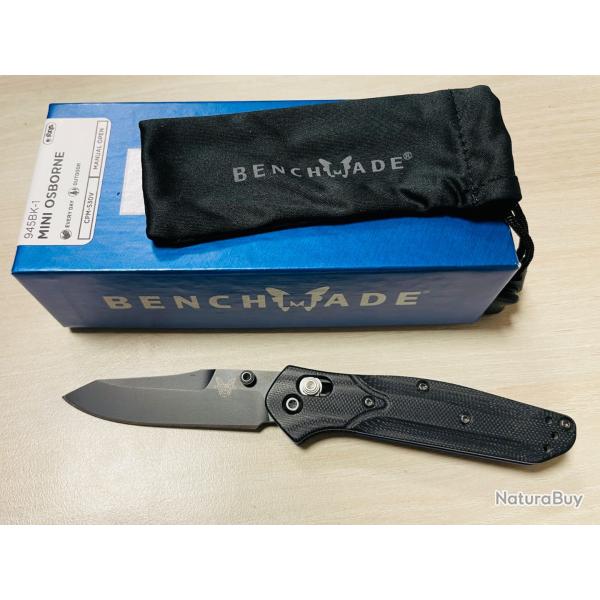 Couteau Benchmade 945 Mini Osborne G10 BE945BK-1
