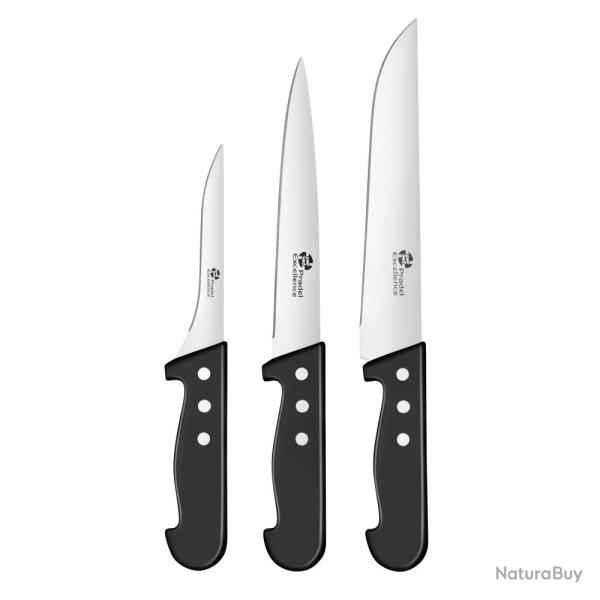 SET 3 COUTEAUX BOUCHER - PRADEL EXCELLENCE