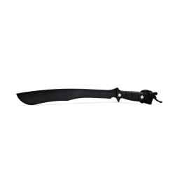 Wildsteer Machette TIGER Noir - Lame &Eacute;poxy Noire en Acier X46Cr13 - Survie & Outdoor
