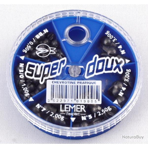 PLOMB BOITE CHEVROTINE PRATIQUE X6 - LEMER