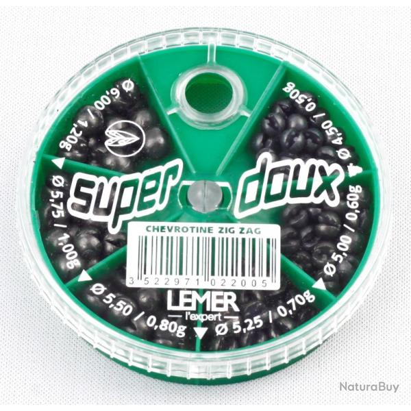 PLOMB BOITE CHEVROTINE ZIG-ZAG X6 - LEMER