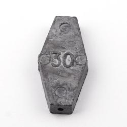 PLOMB HEXAGONAL LISSE 10G*8 - LEMER