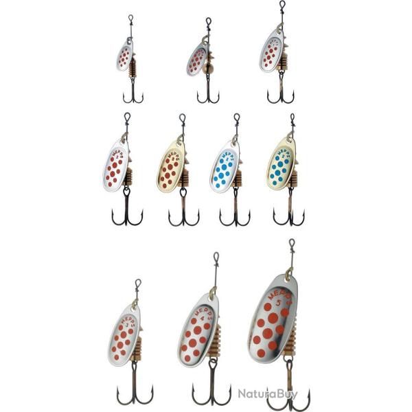 CUILLER COMET POINT ROUGE ARGENT - 5 - MEPPS