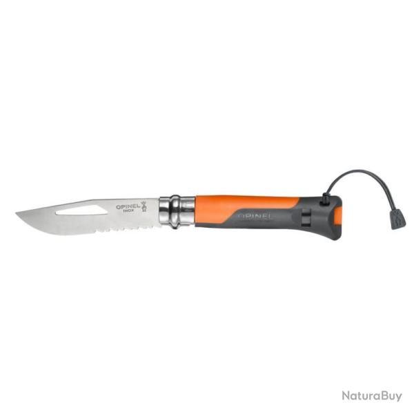 COUTEAU OUTDOOR N�8 - Orange - OPINEL