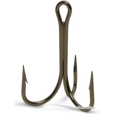 Hameçons Triples VMC 9649NI Par 10 - Pêche des Carnassiers - Hameçons