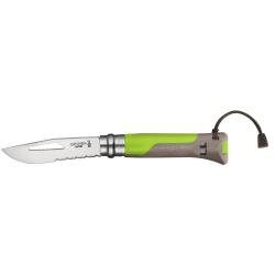 COUTEAU OUTDOOR TERRE N&deg;8 - Vert - OPINEL