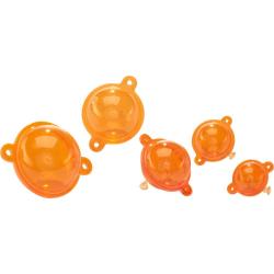 FLOTTEUR PLASTIFLOAT ROND ORANGE - 40MM - PLASTILYS