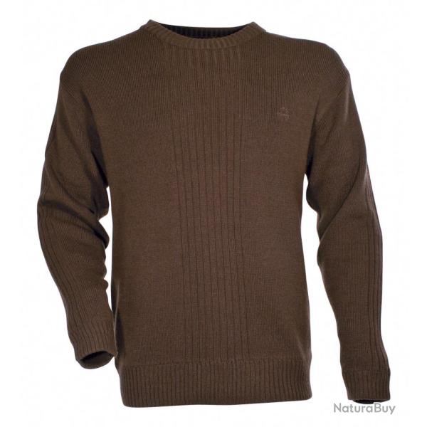 PULL COL ROND KAKI PERCUSSION IDAHO