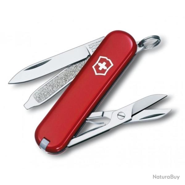 COUTEAU SUISSE CLASSIC 7 FONCTIONS - Rouge - VICTORINOX