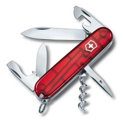 COUTEAU SUISSE SPARTAN 12 FONCTIONS - ROUGE TRANSPARENT - VICTORINOX