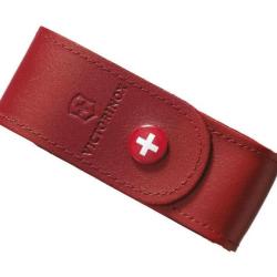 ETUI CUIR ROUGE COUTEAU 6/14 PIECES - VICTORINOX