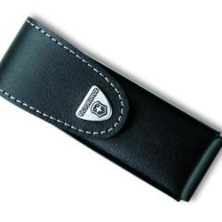 ETUI CUIR NOIR COUTEAU CRAN 10 PCES - VICTORINOX
