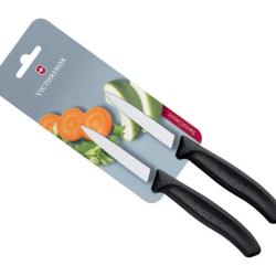 COUTEAUX D'OFFICE X2 NOIR L8CM - VICTORINOX