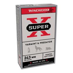 BALLES 243WIN POWER POINT 80G - WINCHESTER