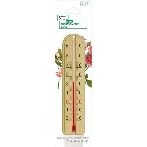THERMOMETRE BOIS 22CM - STIL