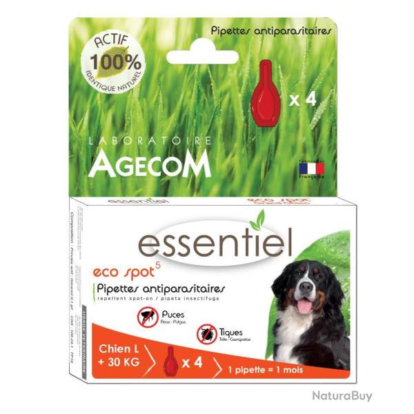 ANTIPARASITAIRE ECO SPOT CHIEN - L - ESSENTIEL