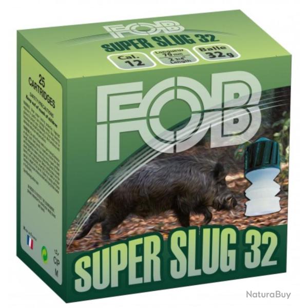 BALLES SUPER SLUG 12/32G X25 - FOB