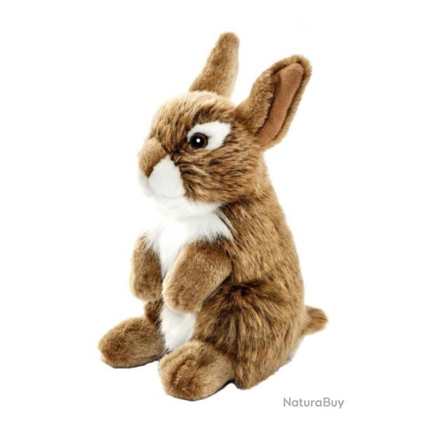 PELUCHE LAPIN BRUN ASSIS 17CM - ANIMA