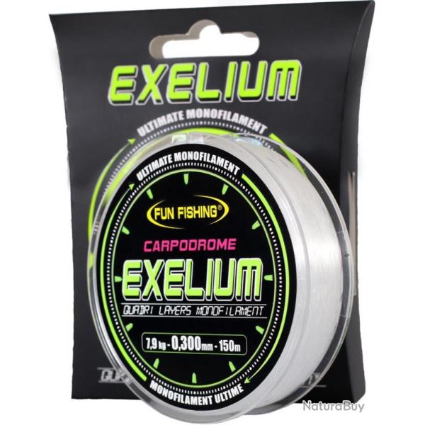 NYLON EXELIUM CARPODROME 150M - 20/100 - FUN FISHING