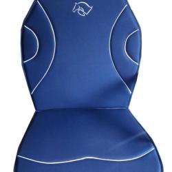 COUVRE SIEGE BRODE MARINE/BLANC - HV DVPT