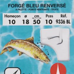 HAMECON MONTE TRUITE SS ARD 9336BL X10 - 5/0 - RAGOT