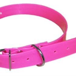COLLIER CHIEN POLYURETHANE 60CM - Rose - HB DOG