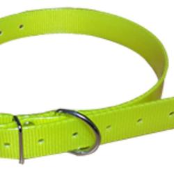 COLLIER CHIEN POLYURETHANE 60CM - Jaune - HB DOG