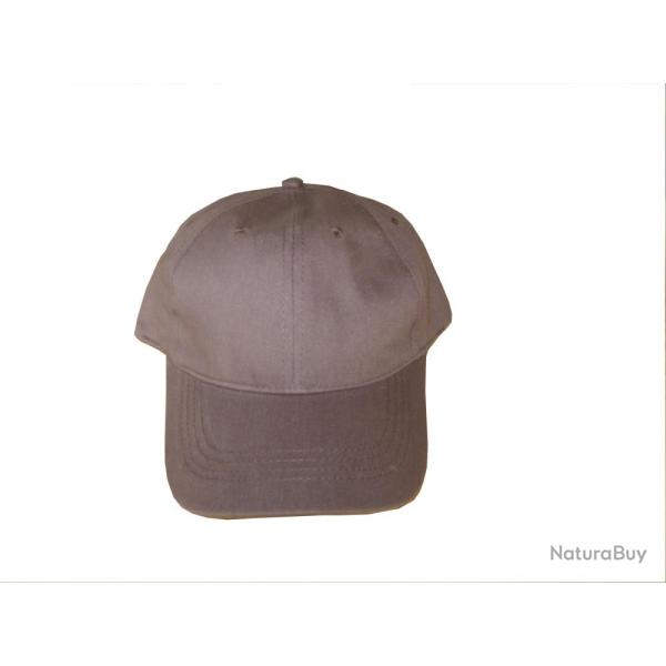 CASQUETTE UNIE 6 PANS MARRON - MERLET