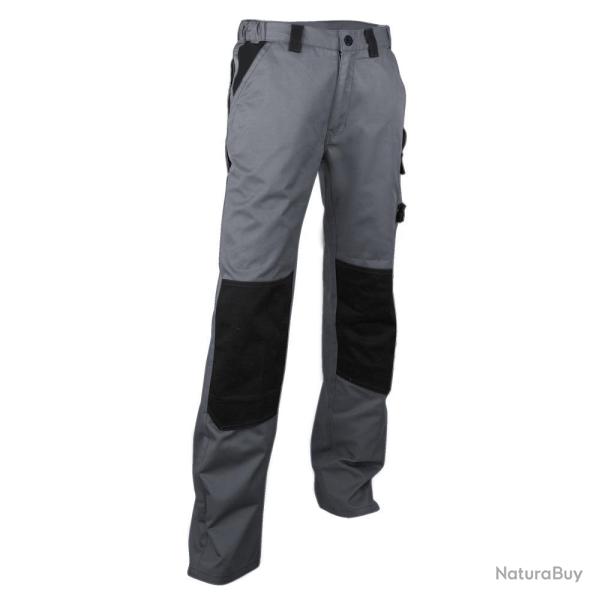 PANTALON DE TRAVAIL GRIS/NOIR - 44 - LMA