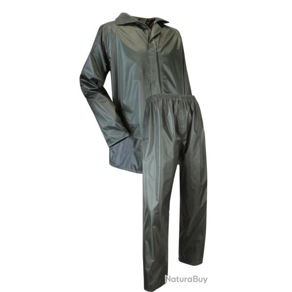 ENSEMBLE PLUIE VESTE +PANTALON KAKI - L - LMA