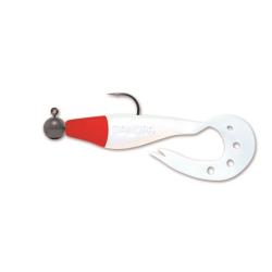 LEURRE M TP SANDRA 7CM 5G - BLANC TETE ROUGE - DELALANDE