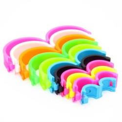 BAGUES LOCK PLASTIQUE &Oslash;9MM X50 - BLEU CLAIR - RINGS4WINGS