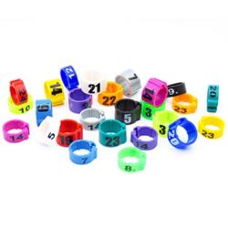 BAGUES CLIP 1 A 25 Ø9MM X25 - BLEU FONCE - RINGS4WINGS