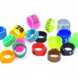 BAGUES A CLIP PLASTIQUE &Oslash;9MM X50 - Orange fluo - RINGS4WINGS