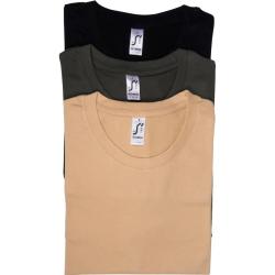 LOT TS NATURE KAKI/NOIR/BEIGE - S - BARTAVEL